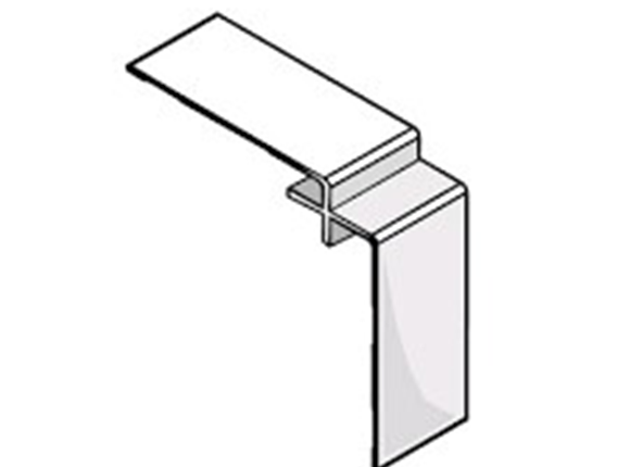 james hardie 9mm aluminium internal corner 3000mm